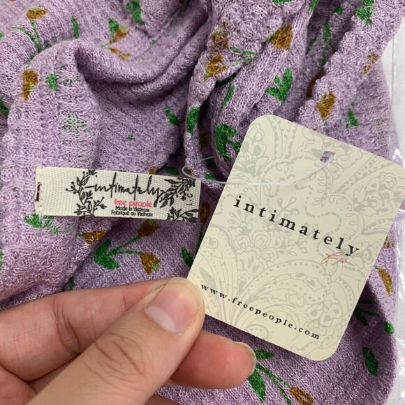 Free People Intimately Tank Top Womens L Large Lilac One of the Girls Camisole - Picture 7 of 16